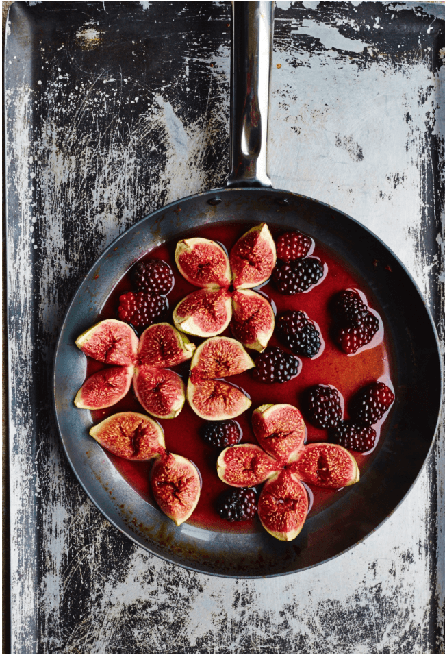 Figs and blackberries - David Loftus Print Shop